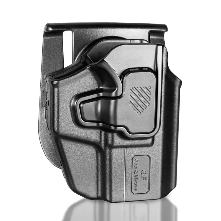 Ce holster universel polymère GUNFLOWER OWB pour droitier est compatible multi-marques, compacts et subcompacts