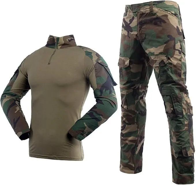 Ensemble de combat camouflage Jungle – Chemise et pantalon